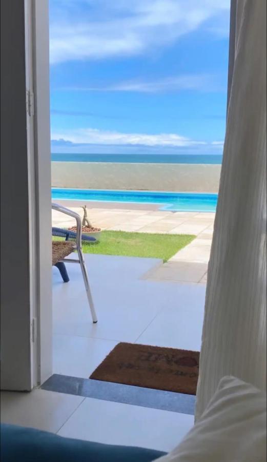 Casa Na Barra De Sao Miguel Com Vista Para O Mar Bagian luar foto